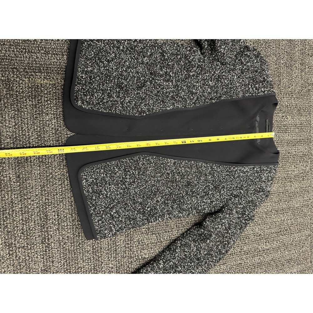 SportMax Mara Weekend Minimalist‎ Gray Tweed Wool Suit Blazer Small - Picture 6 of 9